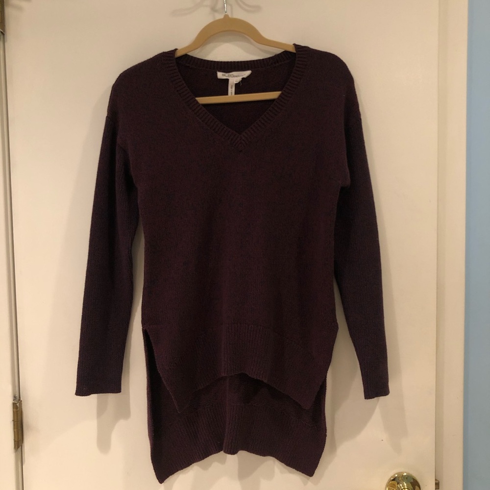 BCBGeneration Plum High Low Sweater